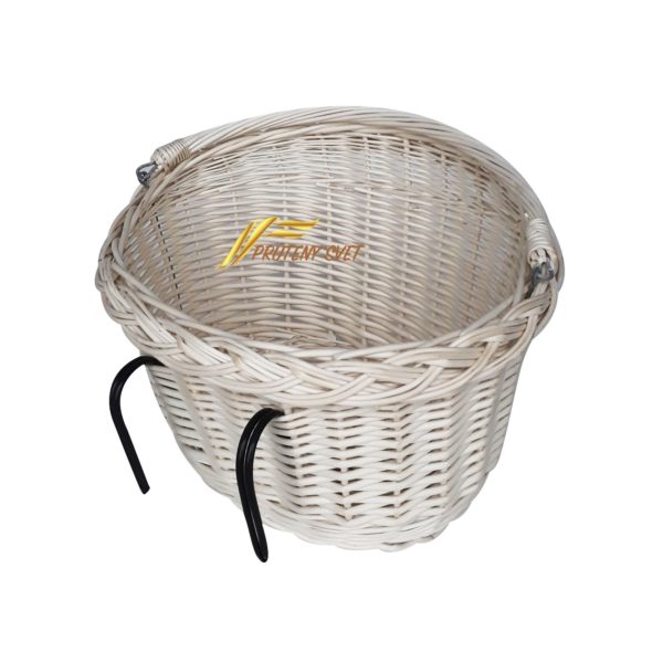 Prútený koš na bicykel