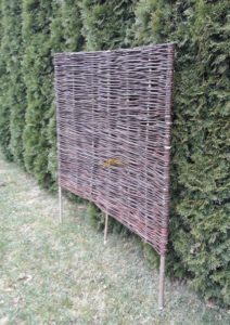 Prútený plot, plotik, palisáda, obrubník 100cm
